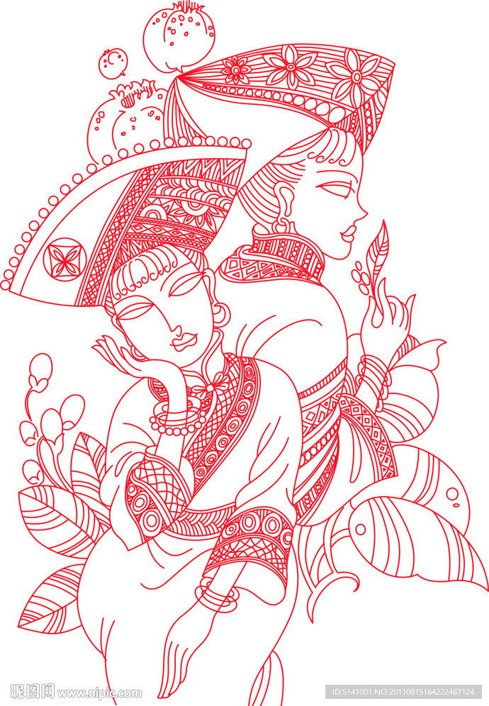 矢量艺术插画