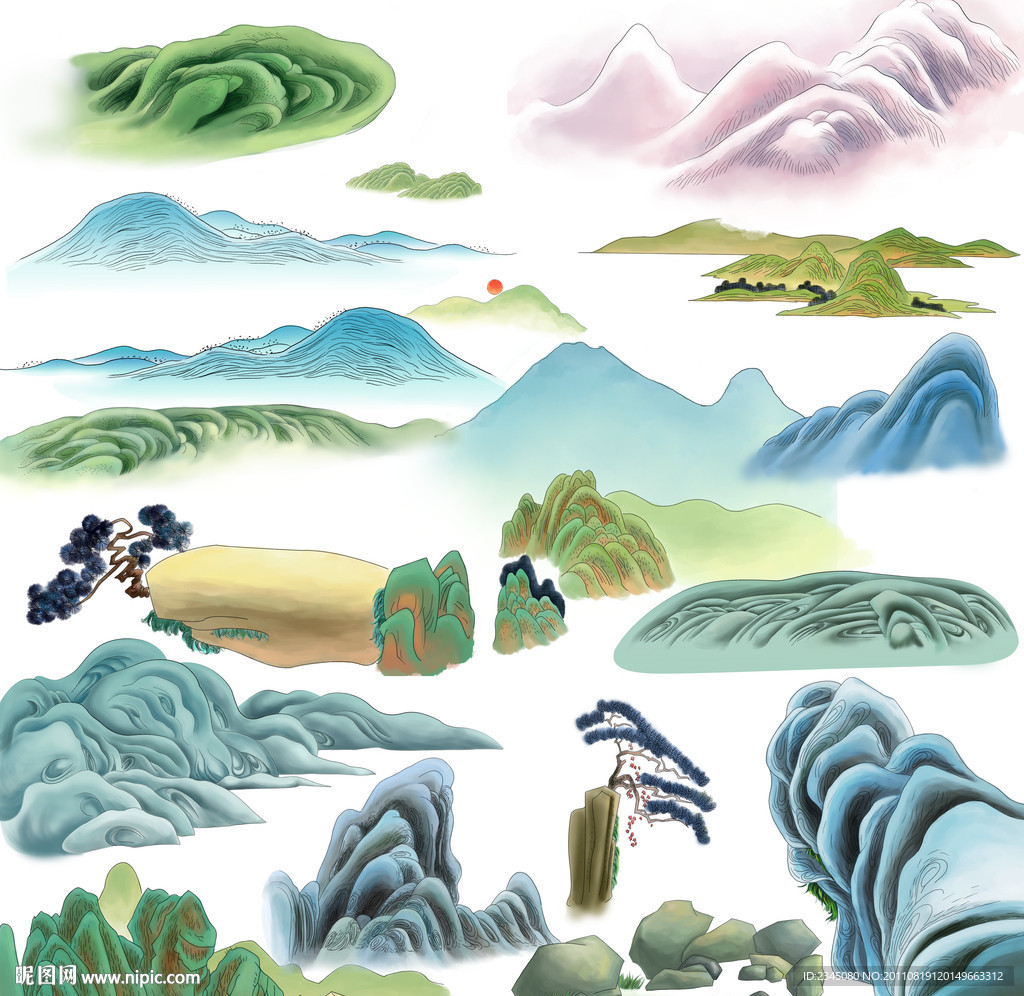 国画山水