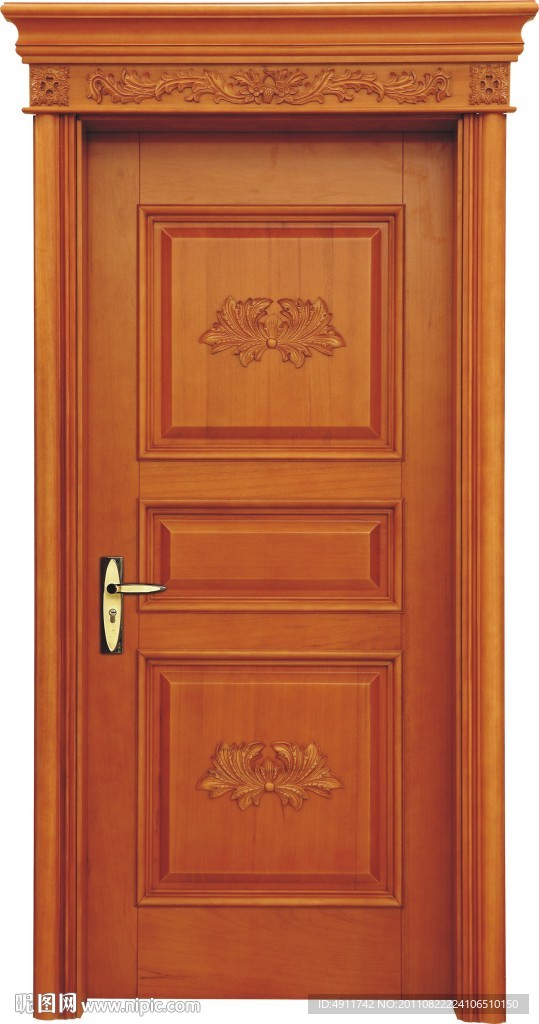 原木门图片