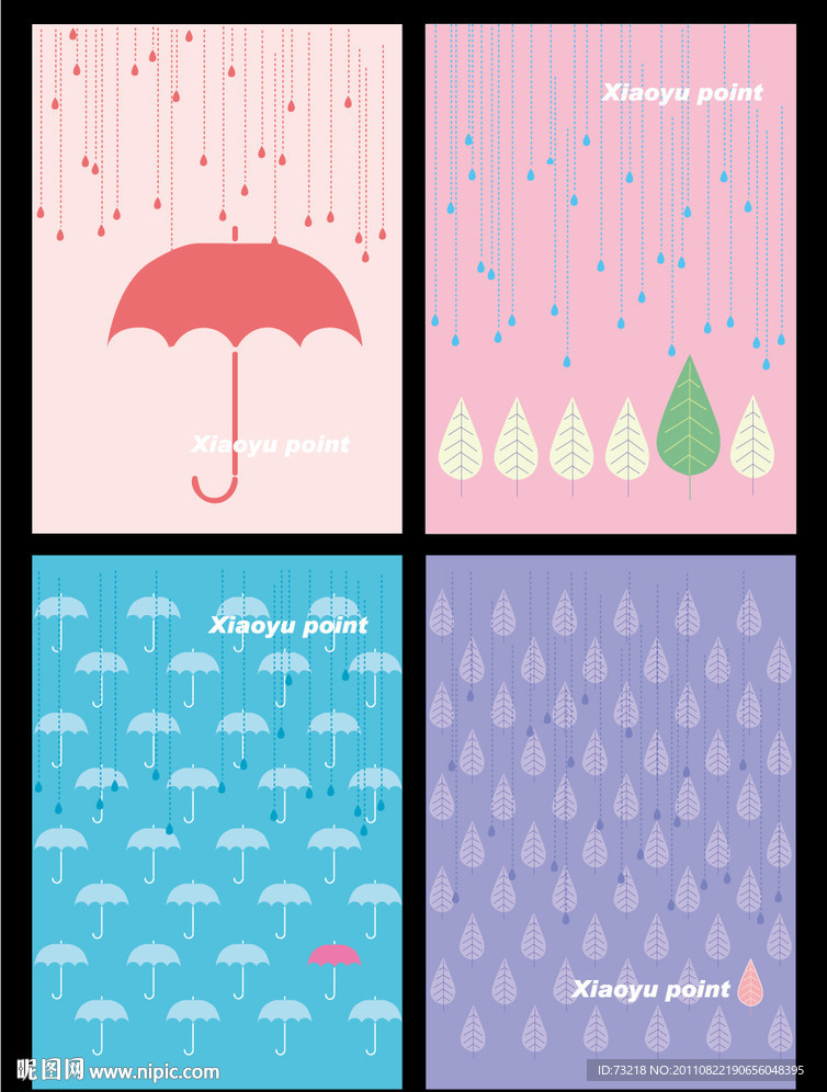 韩版小雨点点本本设计