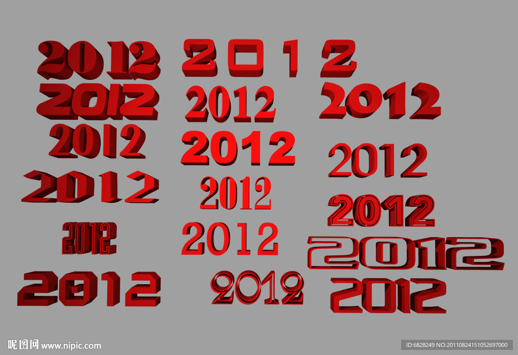 2012字体设计