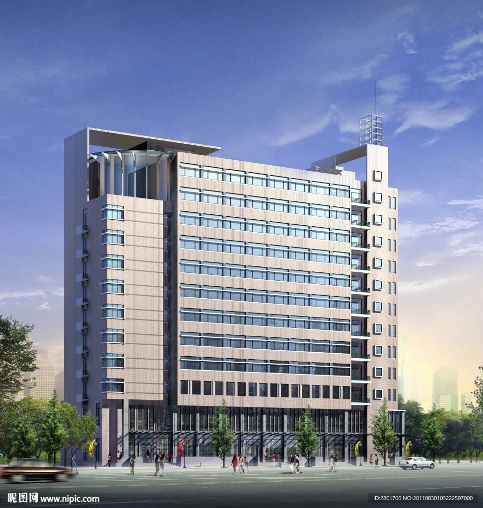 高清晰建筑效果图