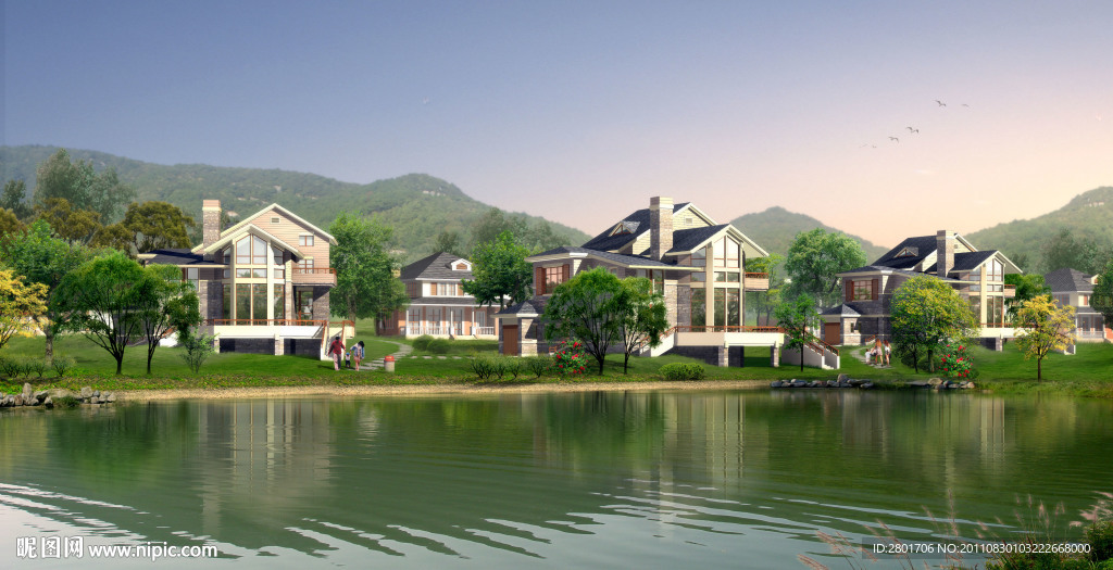 高清晰建筑效果图