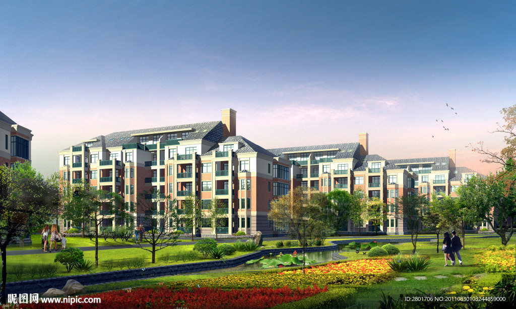 高清晰建筑效果图