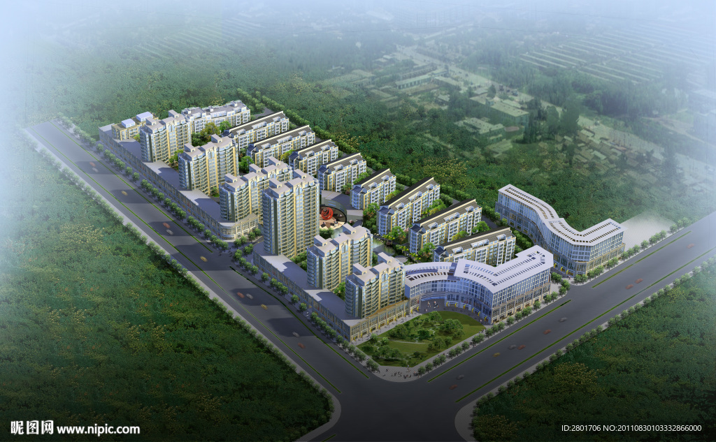 高清晰建筑效果图