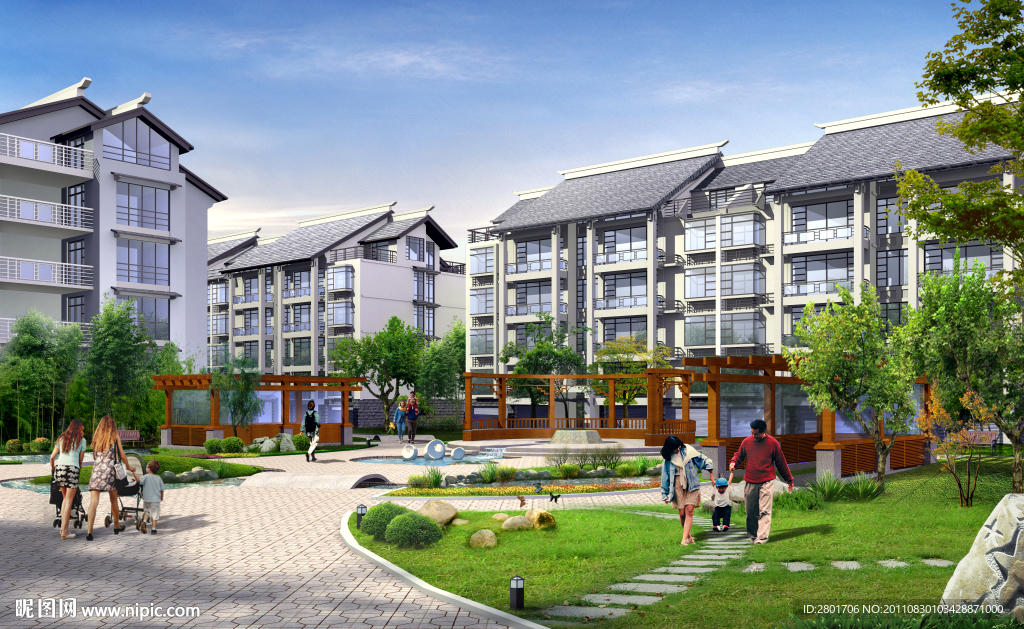 高清晰建筑效果图