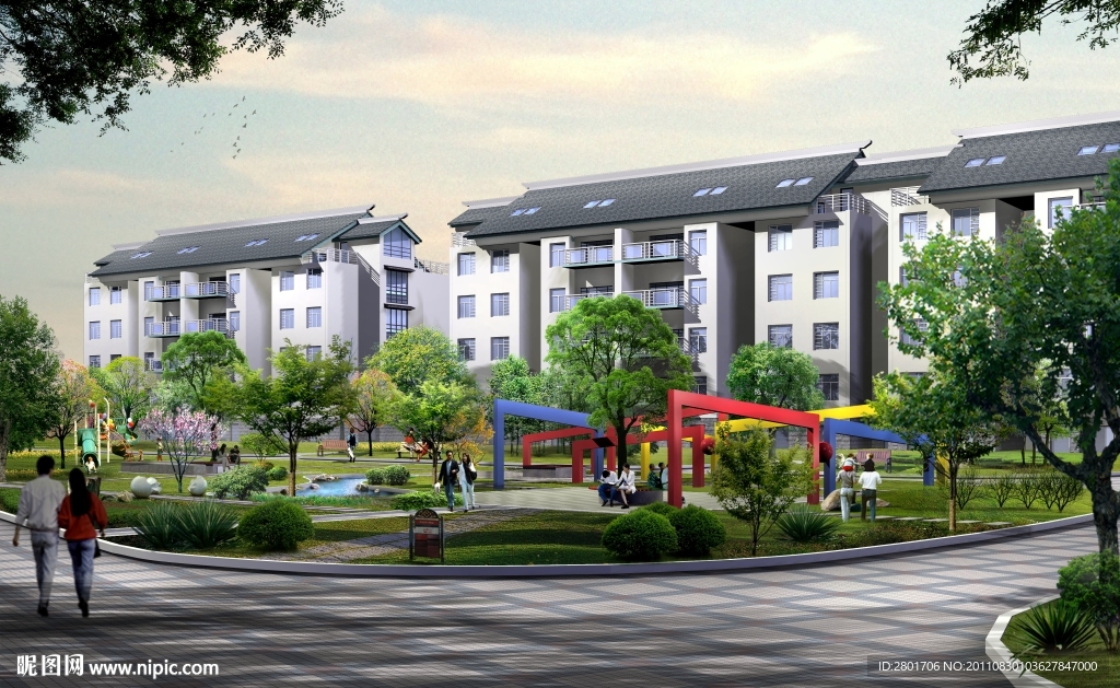 高清晰建筑效果图