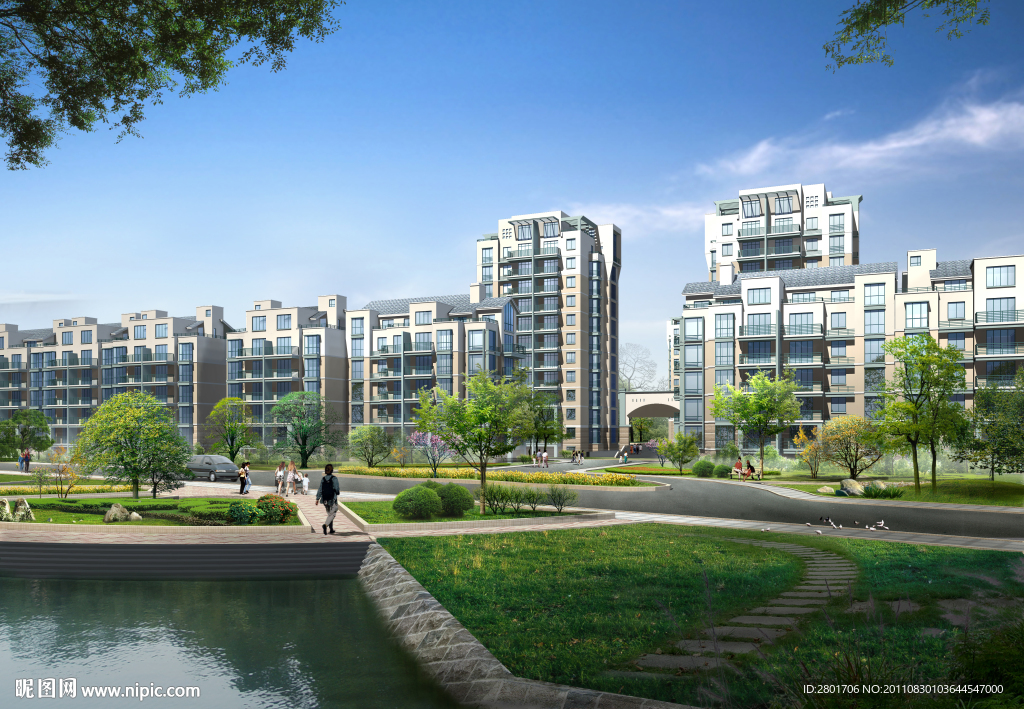 高清晰建筑效果图