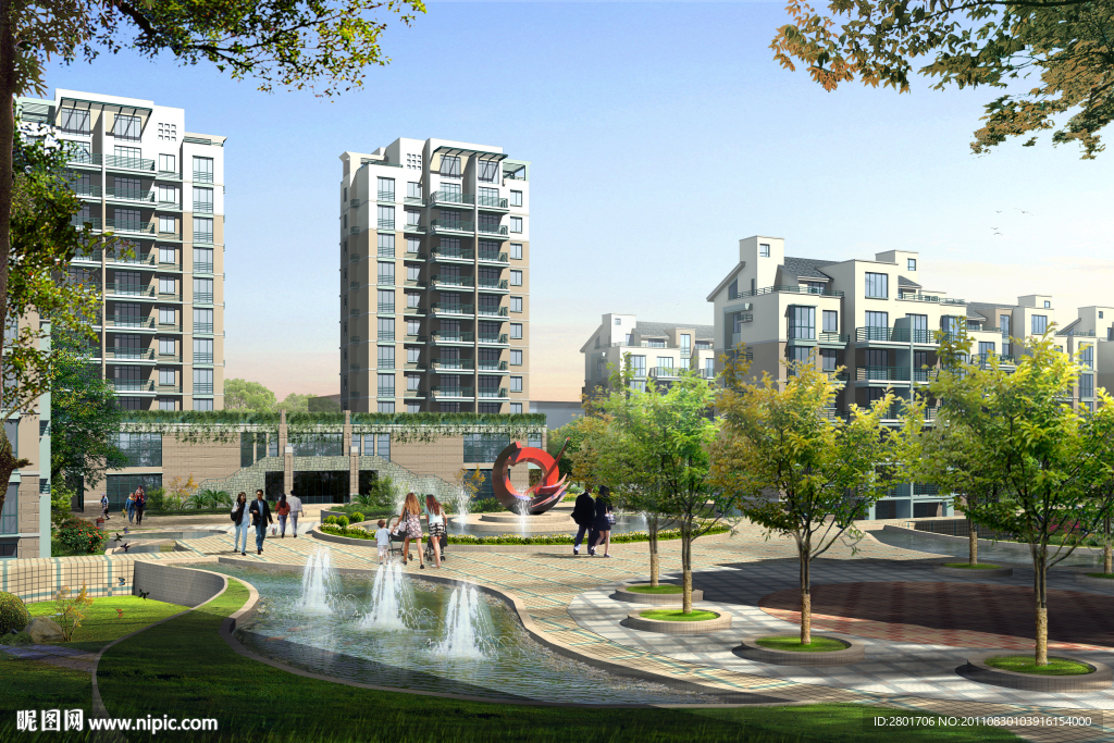 高清晰建筑效果图