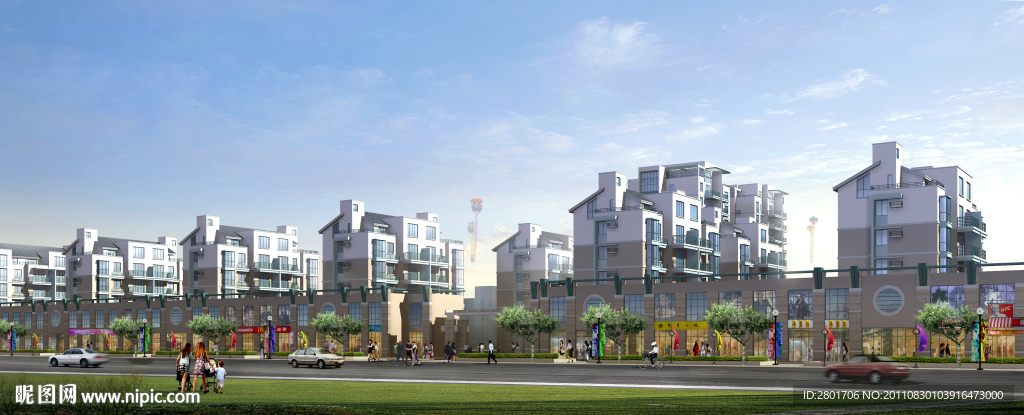 高清晰建筑效果图