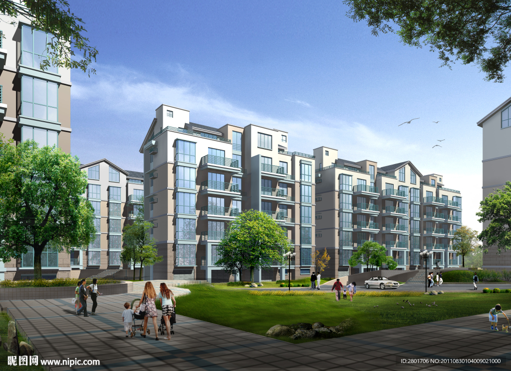 高清晰建筑效果图