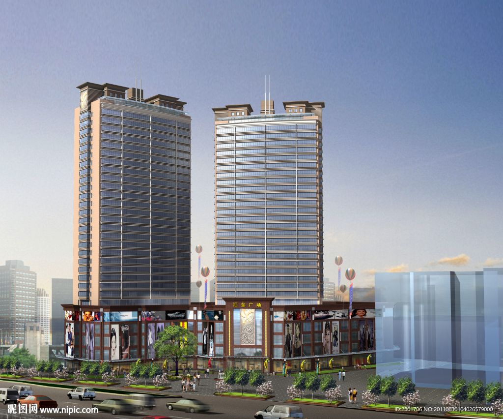 高清晰建筑效果图