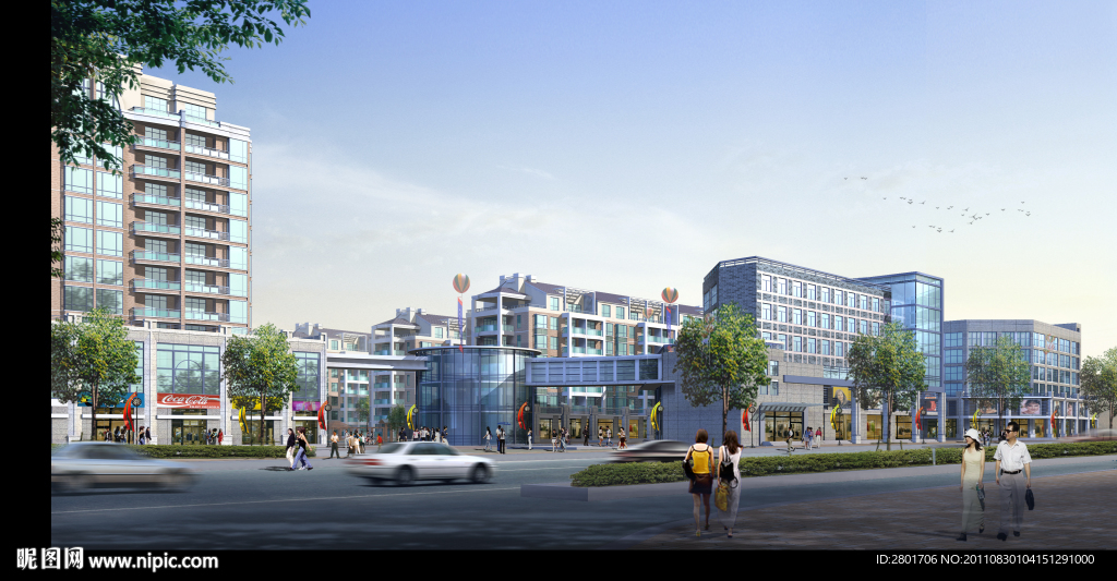 高清晰建筑效果图