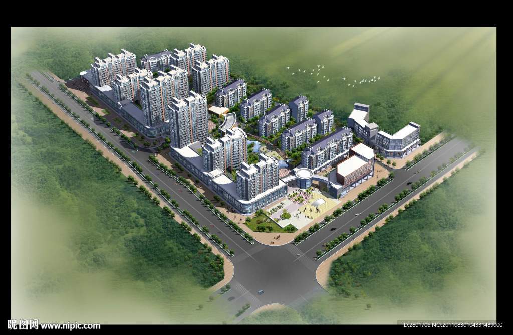 高清晰建筑效果图