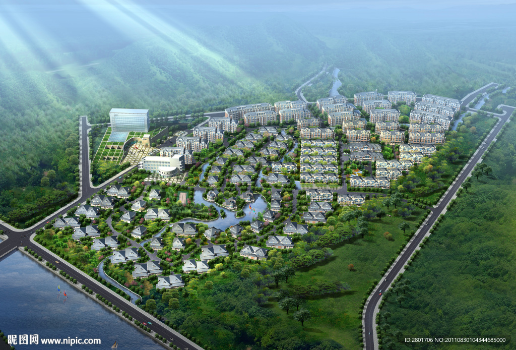 高清晰建筑效果图