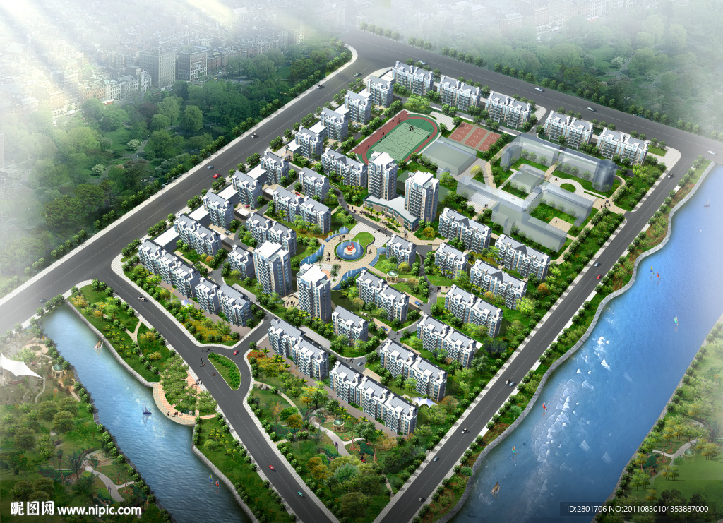 高清晰建筑效果图