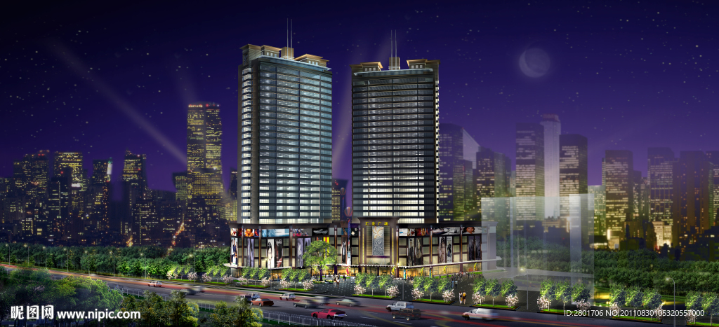 高清晰建筑效果图