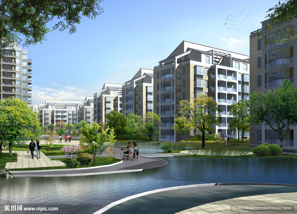 高清晰建筑效果图