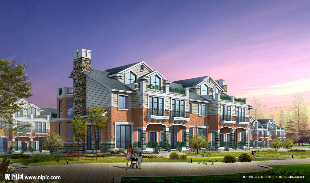 高清晰建筑效果图