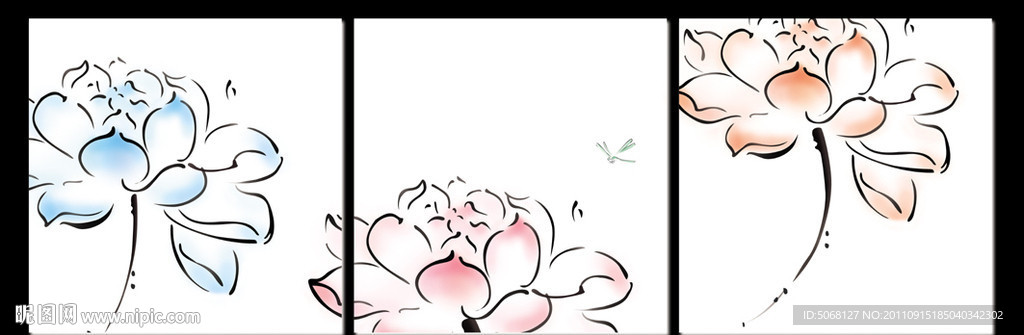 无框画