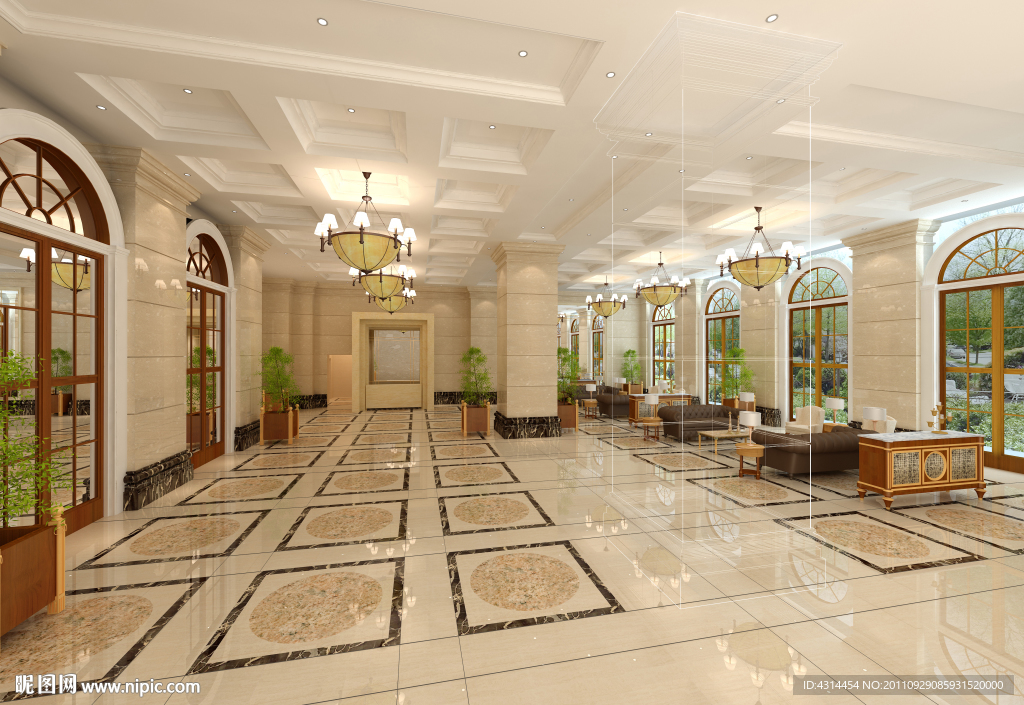 欧式酒店大堂