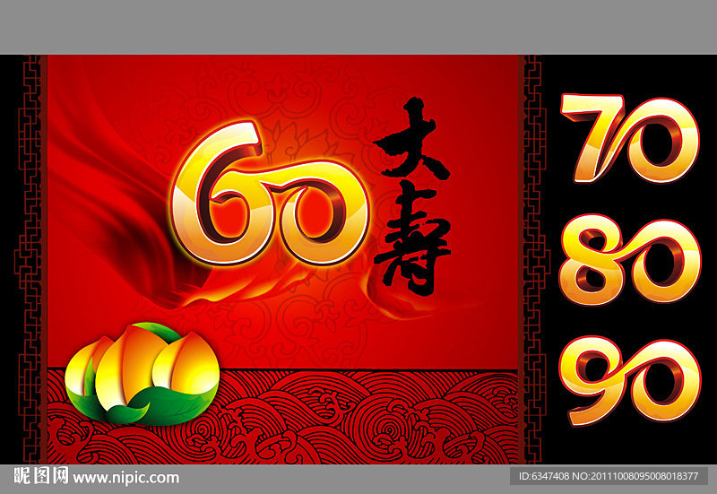 60大寿背景
