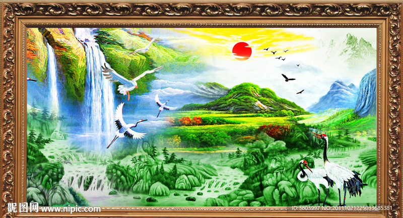 油画风景 油画山水