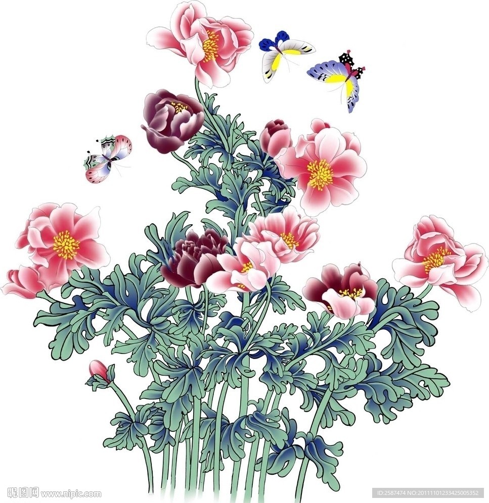花开富贵(通道分层)