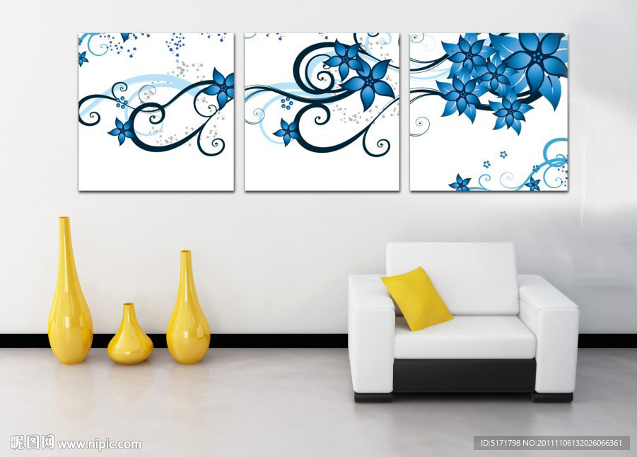 无框画 装饰手绘画 抽象画