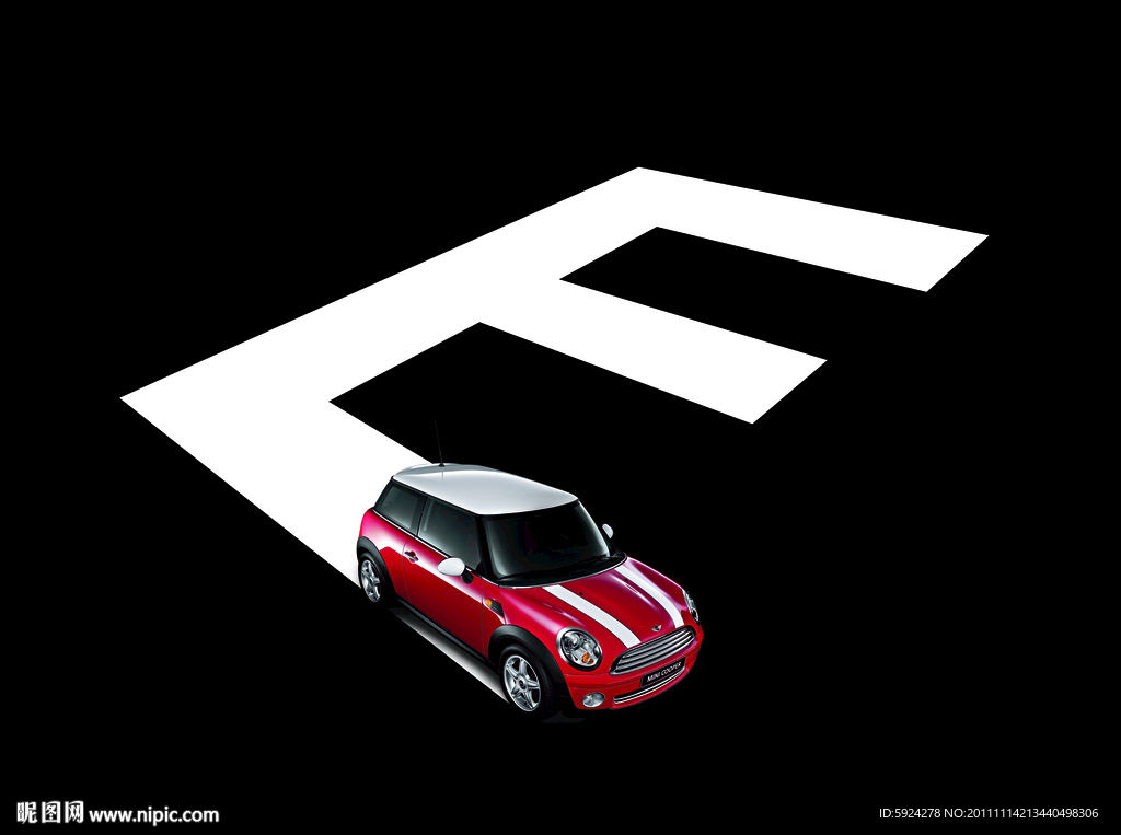 MINI汽车创意图图片