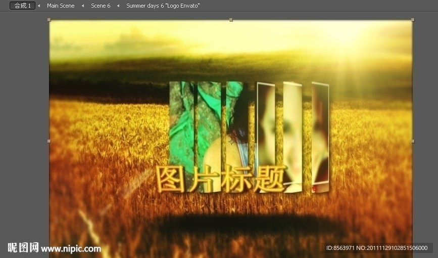 AE怀旧电影风格的工作室片头