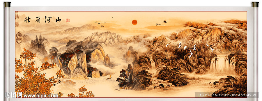 国画山水 中国画