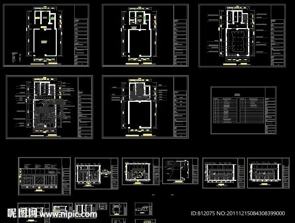 某知名服饰品牌展厅施工图