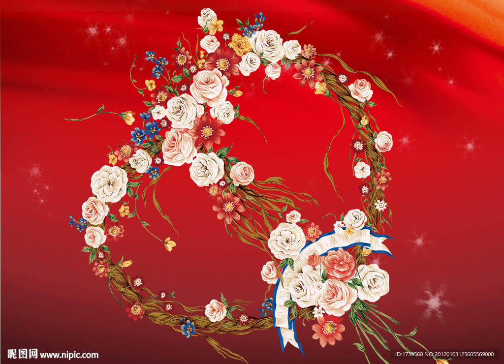 牡丹花背景