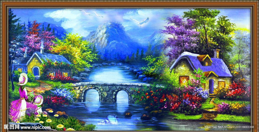 油画风景
