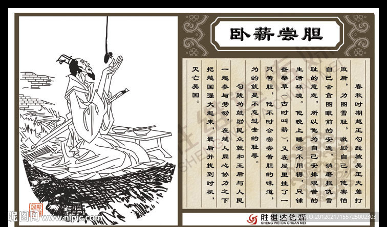 成语典故之卧薪尝胆(完全分层版)