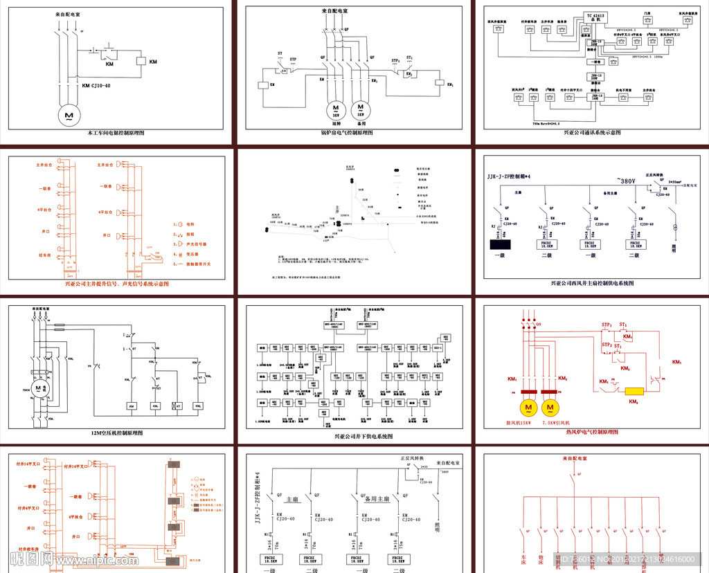 电力设备展板图