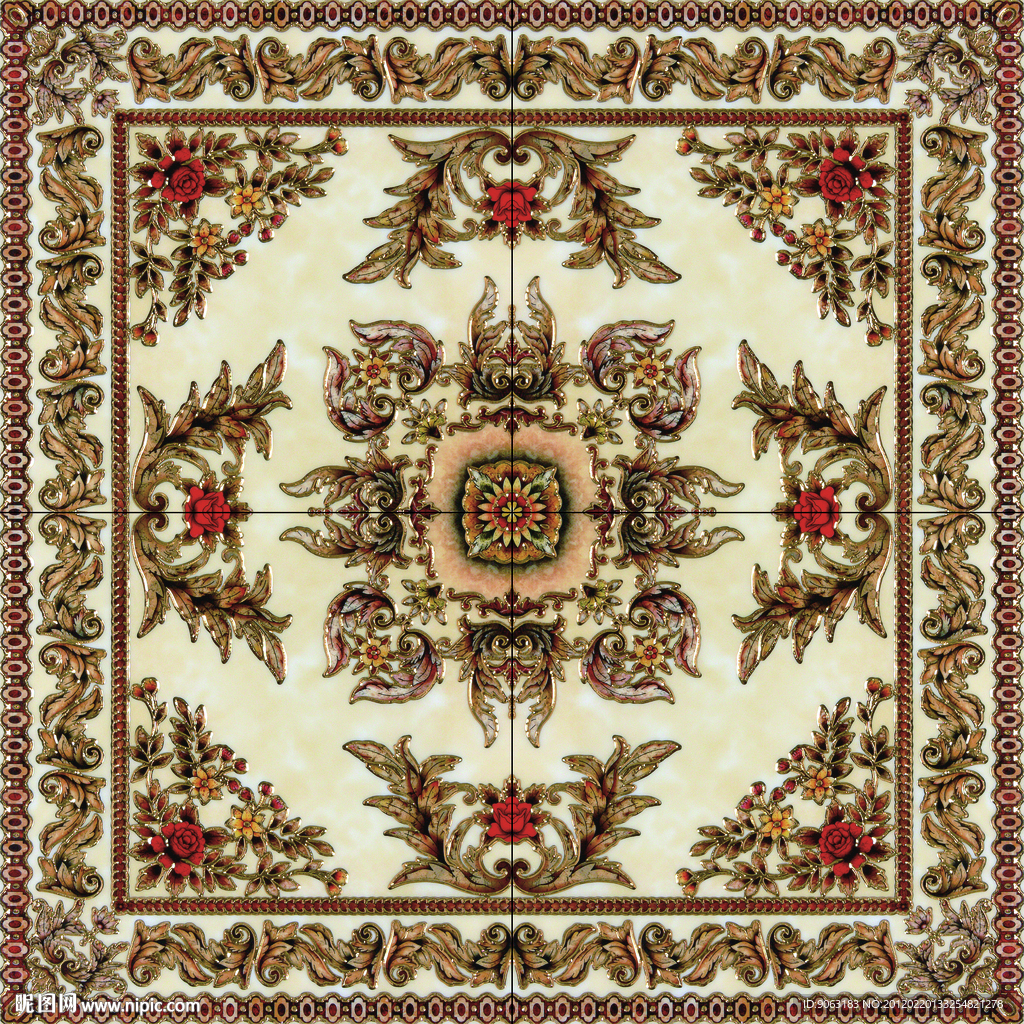 抛晶砖拼花产品