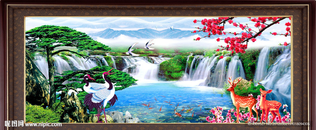 风景画 江山如画