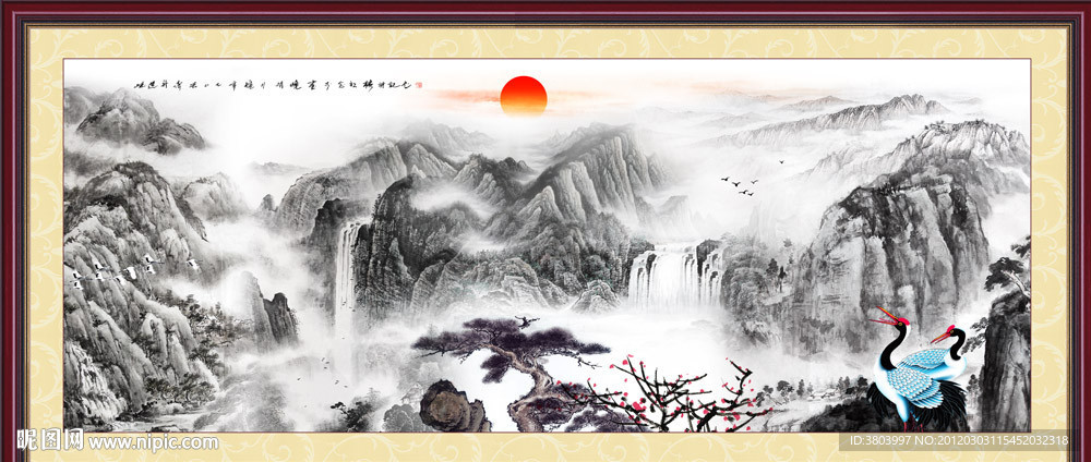 国画山水