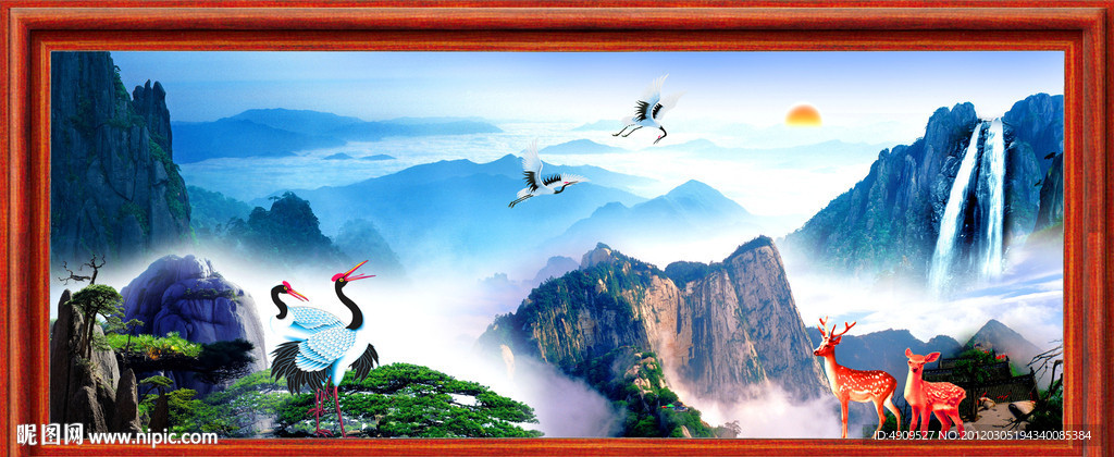 山水风景画