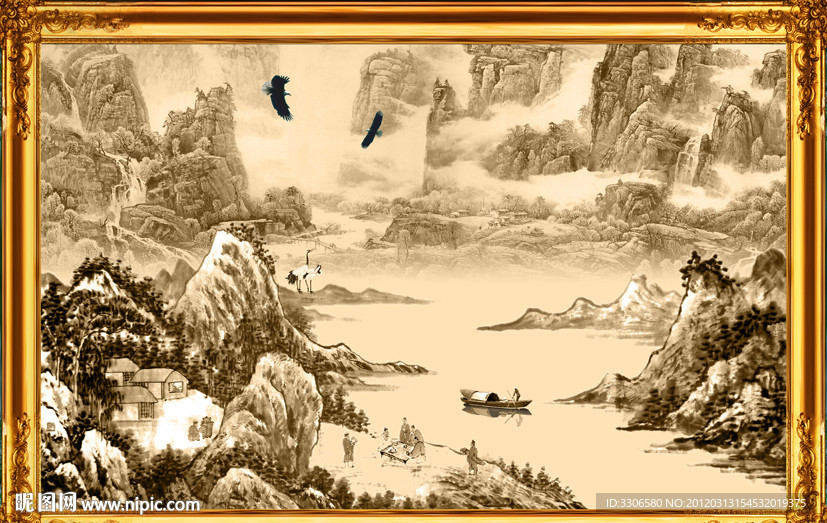 国画风景画