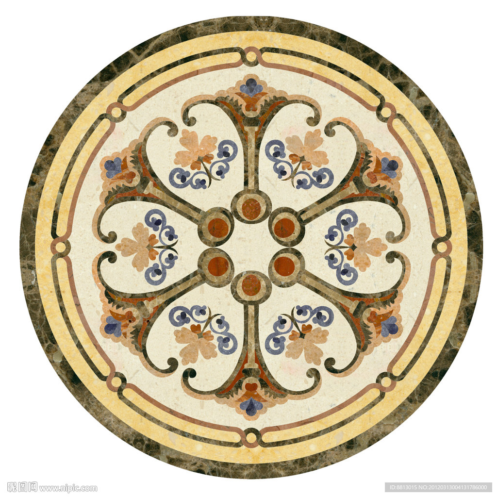 拼花 花纹花边 地毯图形