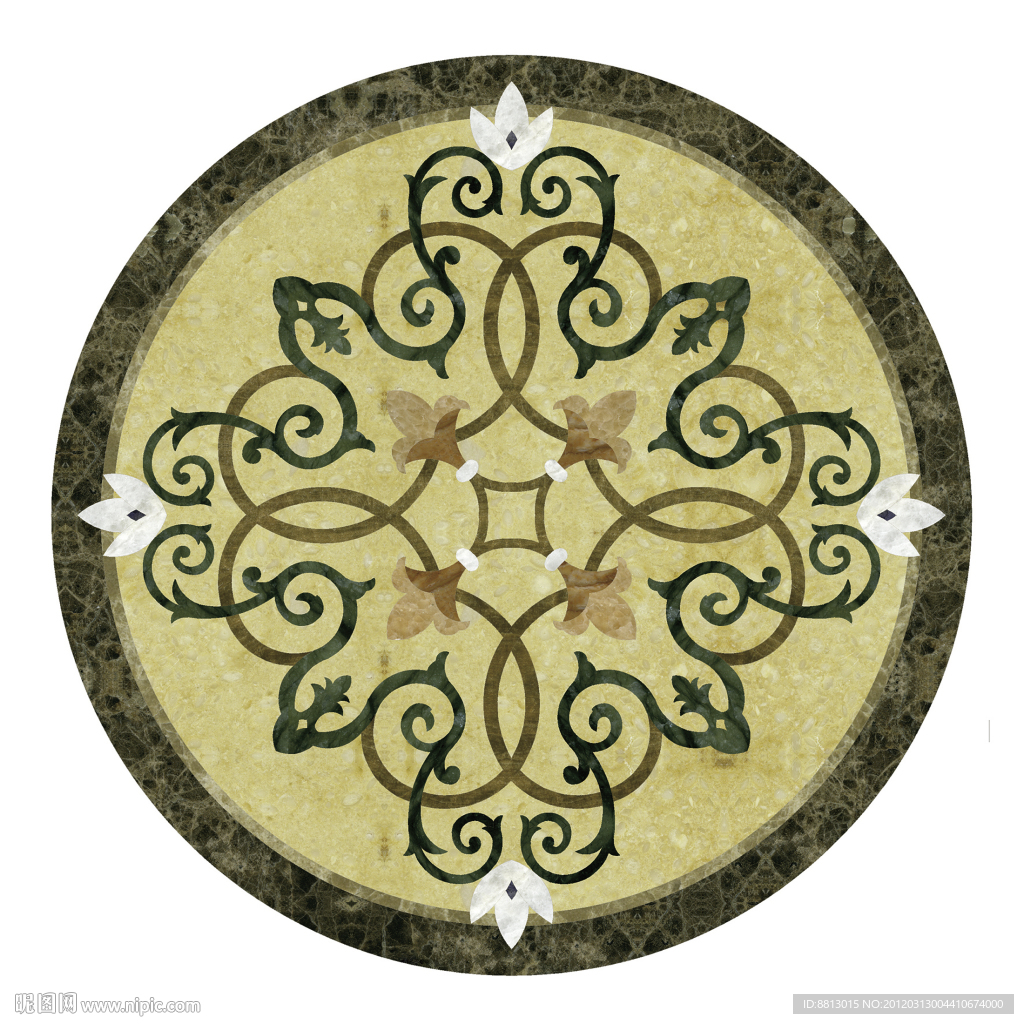 拼花 花纹花边 地毯图形