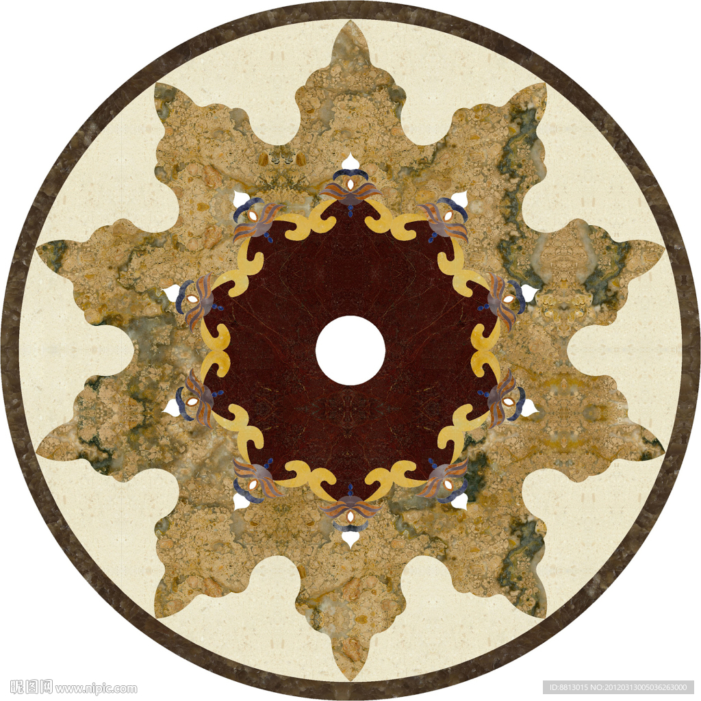 拼花 花纹花边 地毯图形