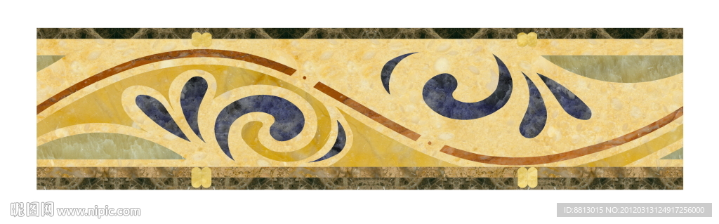 拼花 石线 腰线