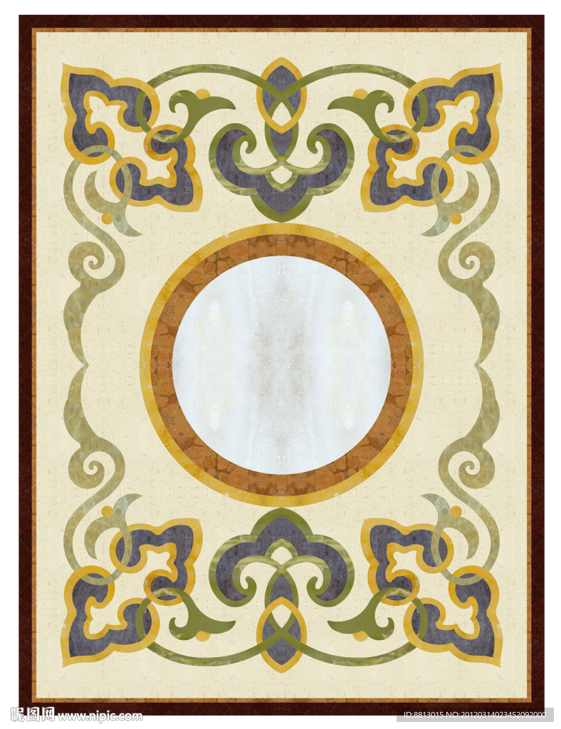 水刀拼花石材图案