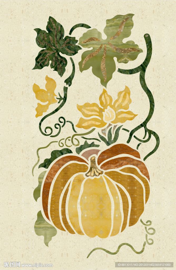 水刀拼花石材图案