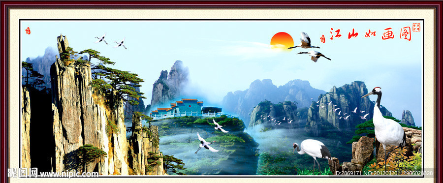 松鹤延年图