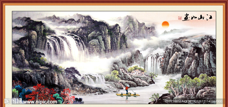 国画 壮丽山河
